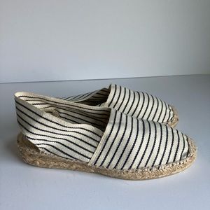 Artesania Boho Striped Slingback Espadrilles sz 38